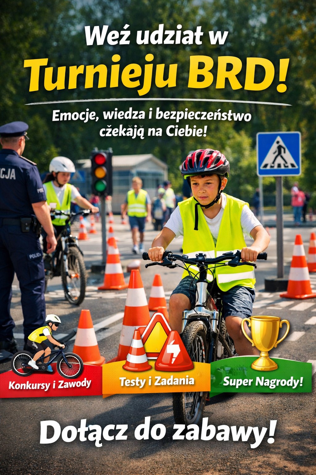 OGÓLNOPOLSKI TURNIEJ BEZPIECZEŃSTWA W RUCHU DROGOWYM – ZAPRASZAMY DO UDZIAŁU