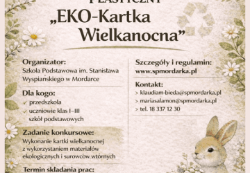 POWIATOWY KONKURS PLASTYCZNY EKO-KARTKA WIELKANOCNA
