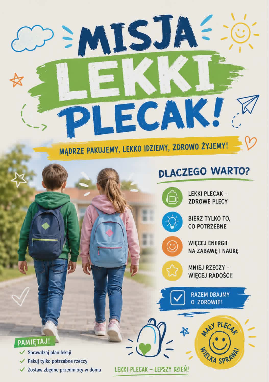 MISJA „LEKKI PLECAK”