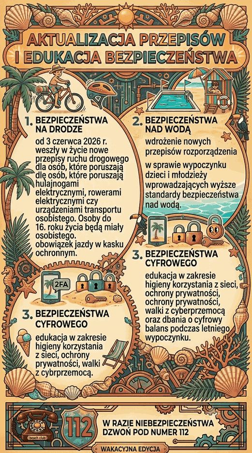 BEZPIECZEŃSTWO DZIECI I MŁODZIEŻY W CZASIE WAKACJI