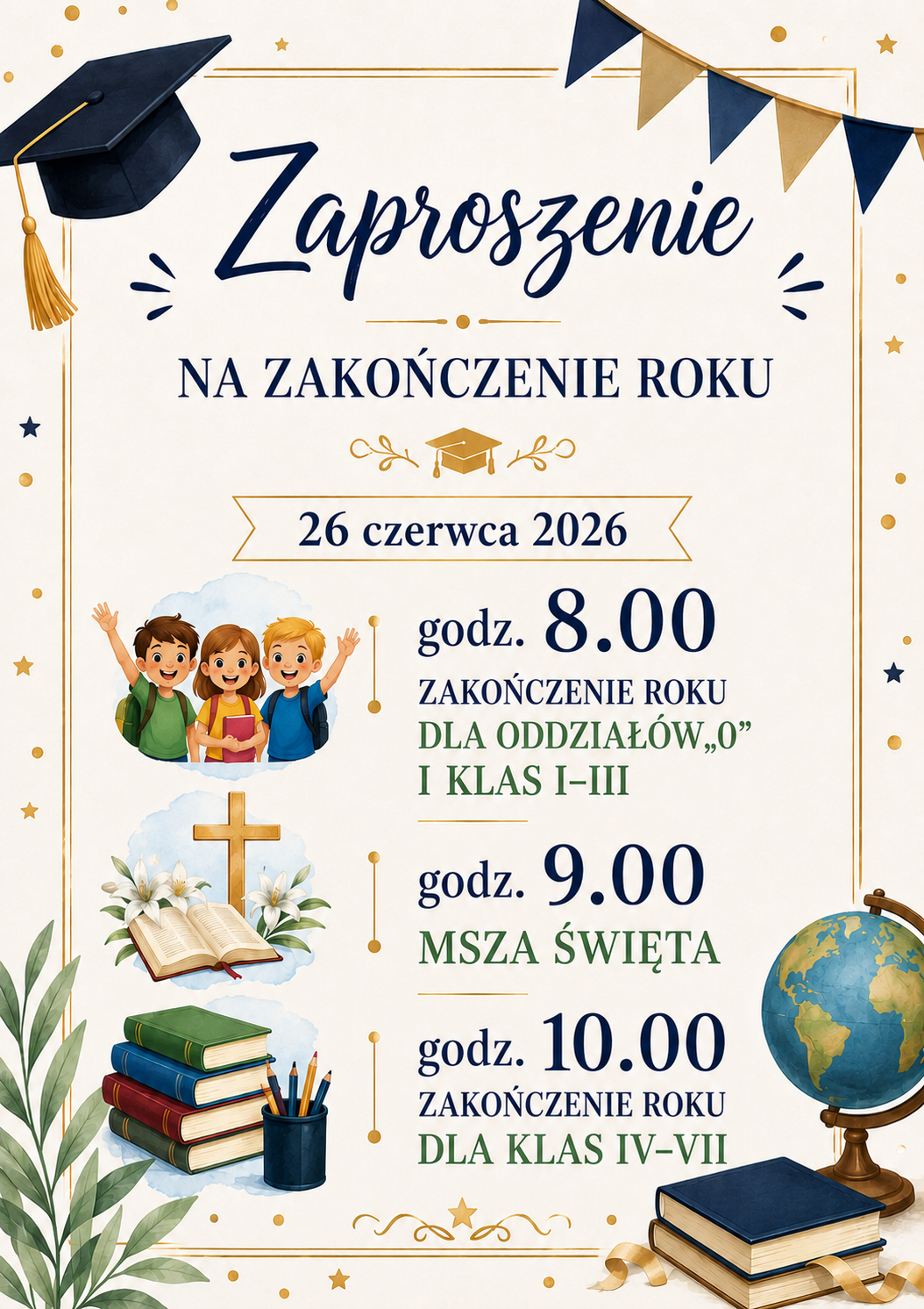 ZAKOŃCZENIE ROKU SZKOLNEGO