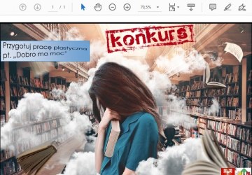 UWAGA KONKURS PLASTYCZNY  “DOBRO MA MOC”