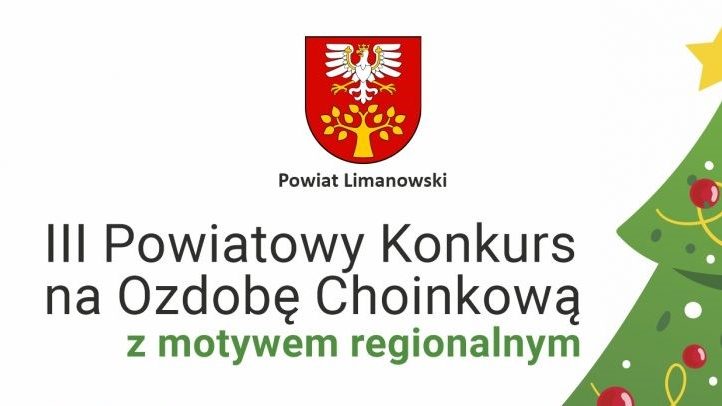 POWIATOWY KONKURS NA OZDOBĘ CHOINKOWĄ