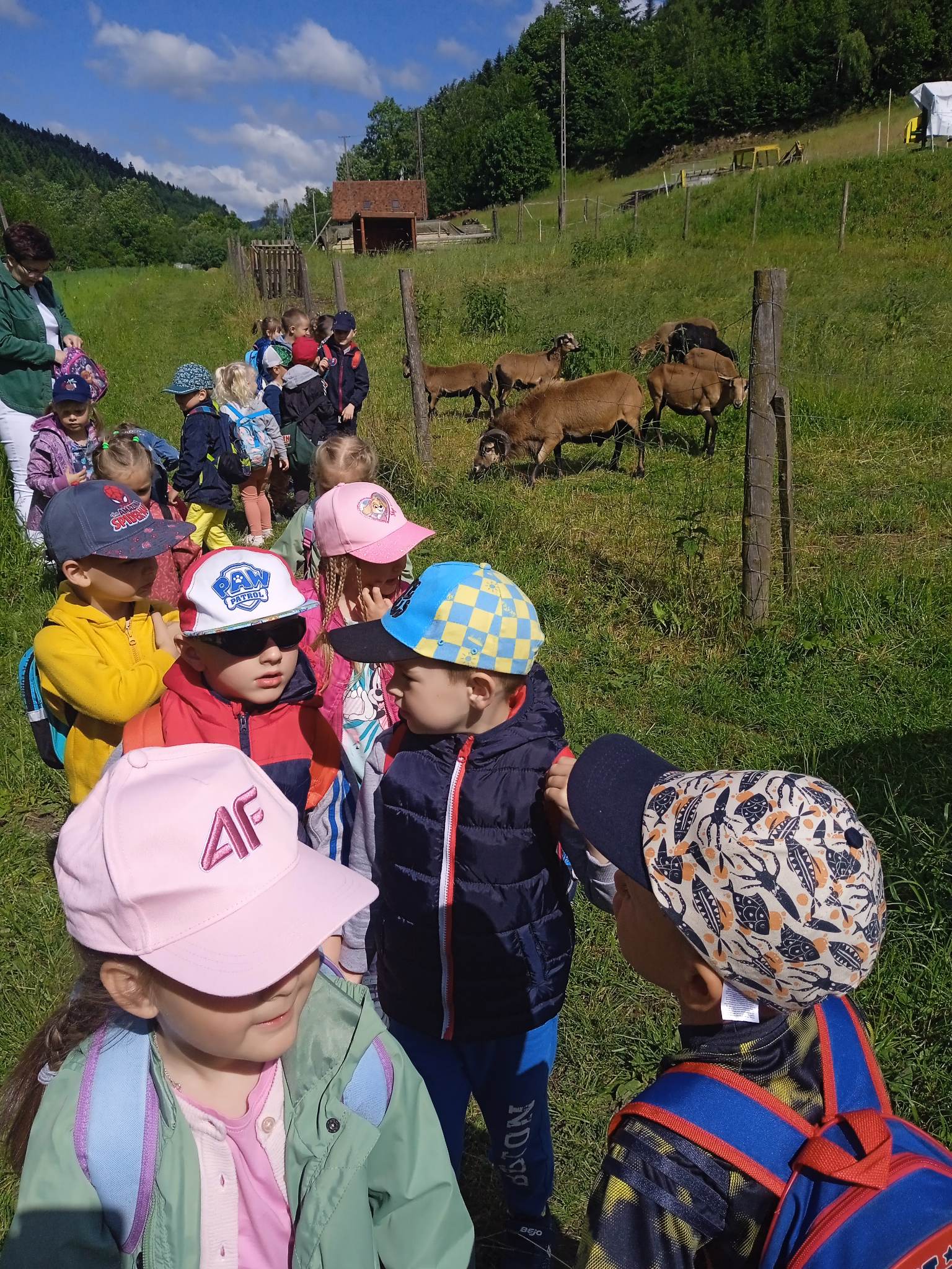 WYCIECZKA DO GOSPODARSTWA EDUKACYJNEGO W ZIELONYM GAJU