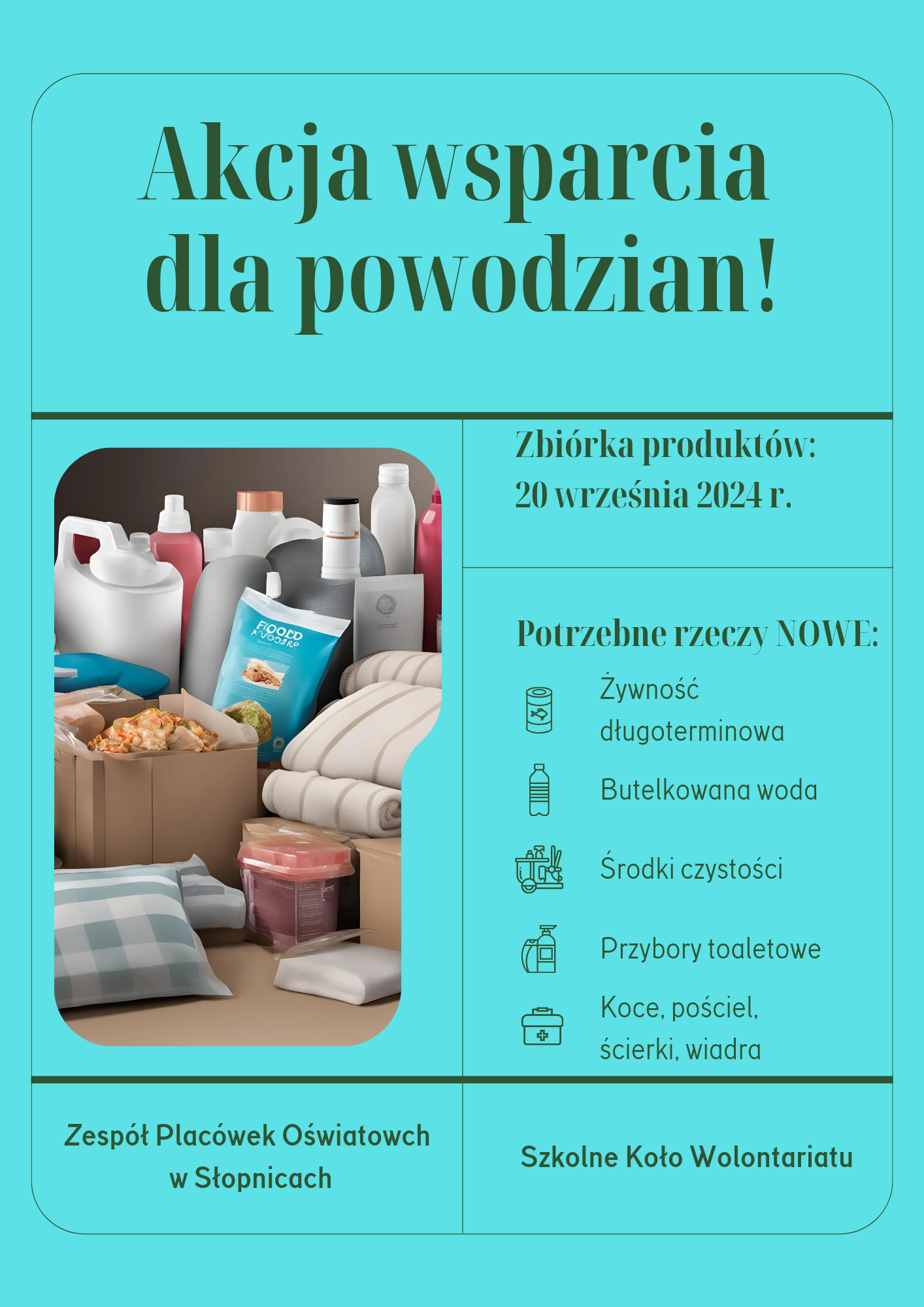 ZBIÓRKA DLA POWODZIAN