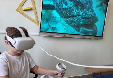 OKULARY VR - WYJĄTKOWE LEKCJE PRZYRODY W KLASIE IIIA I IIIB