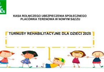 TURNUSY REHABILITACYJNE DLA DZIECI 2025
