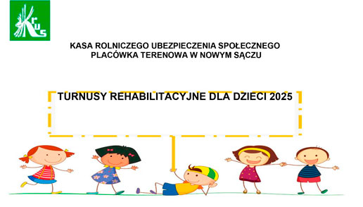 TURNUSY REHABILITACYJNE DLA DZIECI 2025