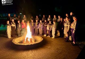 ZUCHY I HARCERZE NA BIWAKU HUFCA GORCZAŃSKIEGO