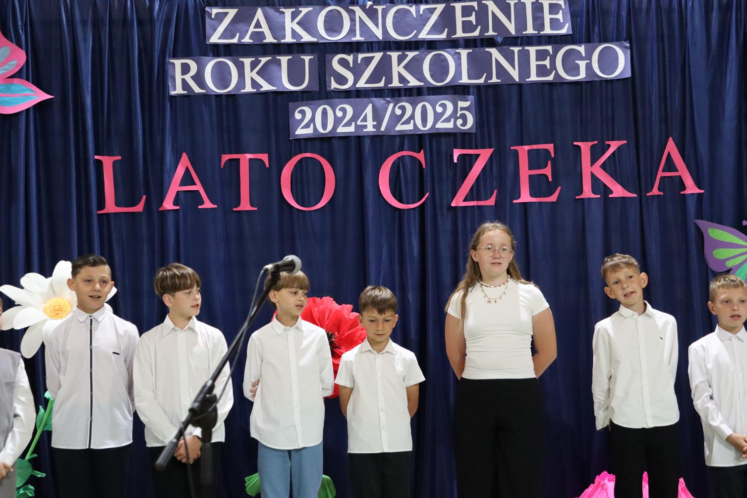 UCZYMY SIĘ NIE TYLKO GŁOWĄ, ALE I SERCEM - ZAKOŃCZENIE ROKU SZKOLNEGO